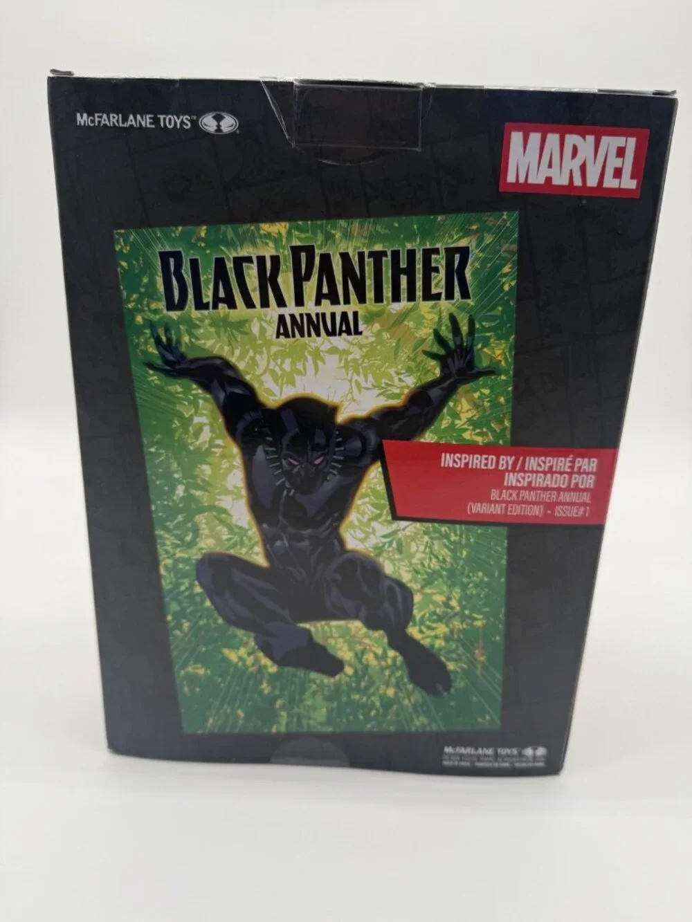 Marvel Black Panther Annual Action Figure 1:6TH McFarlane Toys Black New Comic